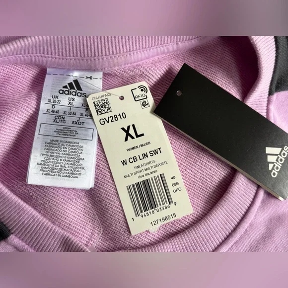 Adidas Purple Sweatshirt - Picture 6 of 6